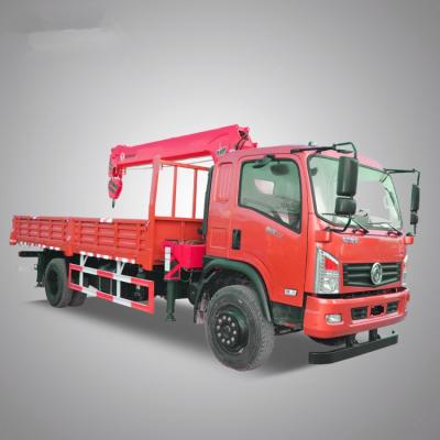 China 6.3 Tons Mini Truck Mounted Crane With Hydraulic Boom Crane for sale