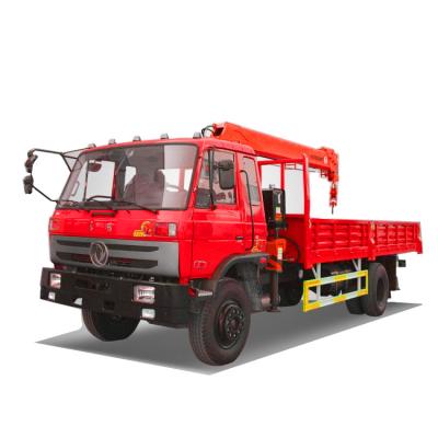 China Hot Sale 8 Ton Hydraulic truck mounted crane Lorry Crane for sale