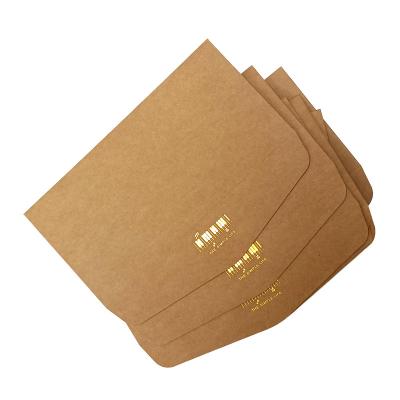 China Vintage Brown Ironed Gold Kraft Paper Envelope Kraft Envelope Seed for sale