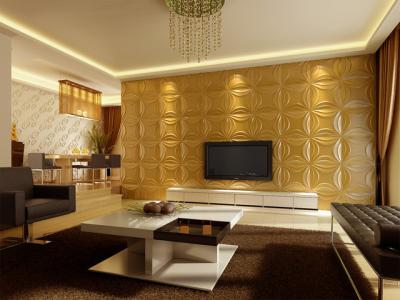 China Painéis de parede decorativos exteriores da etiqueta da parede 3D à venda