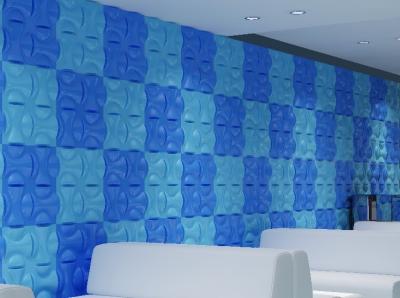 China Painéis de parede 3D interiores dos corredores do hotel/exteriores decorativos para o entretenimento muram decalques à venda