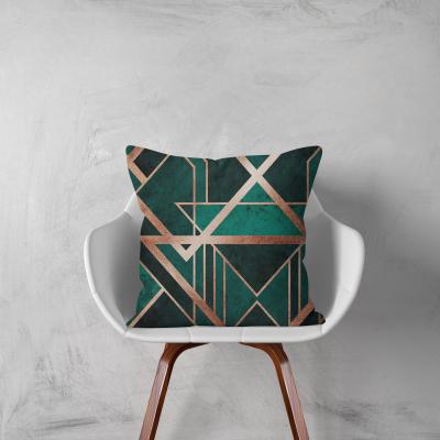China 18 x 18 Inch Anti-Static 45 x 45 Cm Style Sofa Pillow Cushion Cover Nordic Modern Gold Light Home Luxury Pillow Case for sale