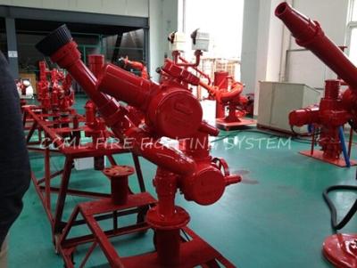 China Double Pipe Fire Fighting Monitors for sale