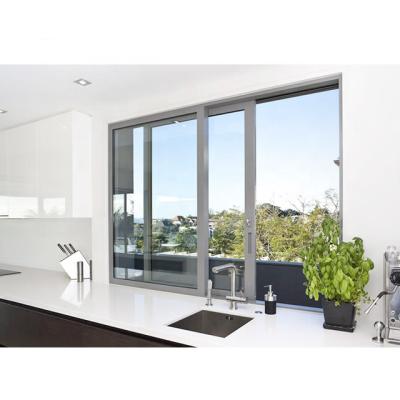 Chine COMME le double coulissant en aluminium en verre simple de 2208 Windows a glacé à vendre