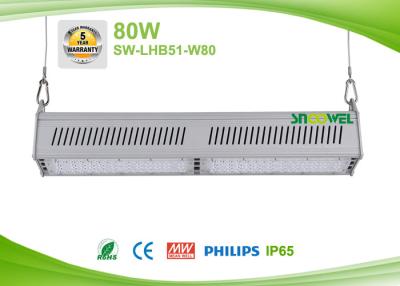 China a baía alta fluorescente dimmable linear de 80Ra IP65 80w para o corredor/armazém submete à venda