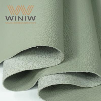 China Cyaan Synthetisch van de de Stofferingsstof van het Veganistleer technisch de innovatiepolyester en nylon Te koop