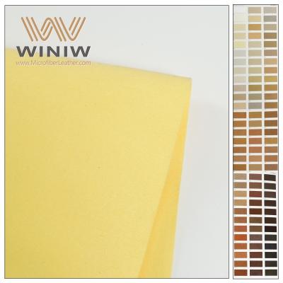 China 0.4mm Makkelijk te verwerken Microfiber Vegan Leather voor zakelijke cadeaubon Te koop