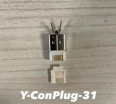 China YCONPLUG 31 4+2 Pin 41 6+2 Pin 51 8+2 Pin LXM18 32 Drive Schmeider Connector RJ45 for sale