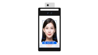 중국 F2-H를 측정하는 IC 독서 접근 제한 얼굴 인식 체계 온도를 검사하는 QR 판매용