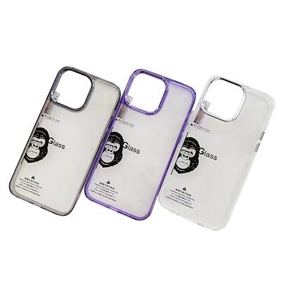 China Shockproof For iphone 14 case 2023 New Arrivals Tempered Glass phone case for iphone 13promax cover transparent phone case Soft TPU frame for sale