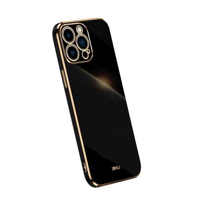 China Shockproof For iPhone15 15plus 15pro 15promax Case TPU soft plastic mobile phone protective case Solid color simple protective shell for sale