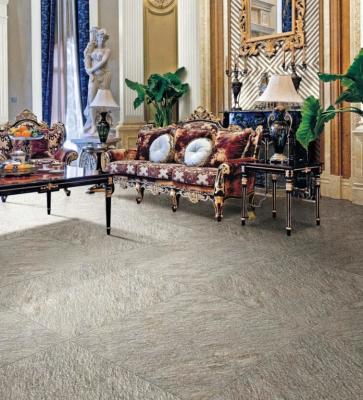 China Villa Glazed Marble Effect Floor Tiles 600x600 300*300 Mm Light Grey Color for sale