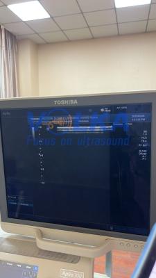 China Canon Toshiba Aplio 50 SSA-700A Linear Vascular ultrasound probe PLT-704AT for sale