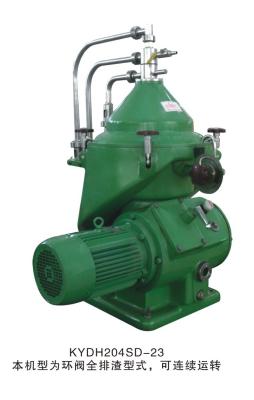 China Capacidade marinha inoxidável da lubrificação do centrifugador/do separador do disco água do fuel-óleo 2000 L/H à venda
