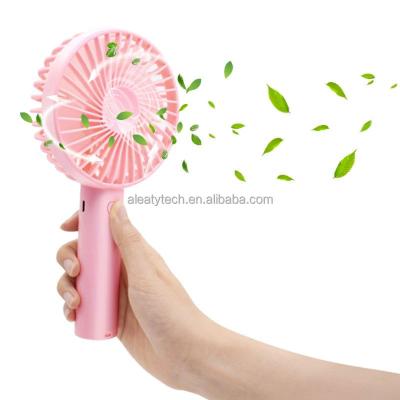 China Hot Selling USB Air Cooling Rechargeable Electric Handheld Fan Cooling Small Mini Portable for sale