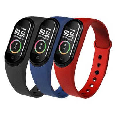 China Smart Heart Rate Blood Pressure Smart Band IPS Smart Screen Color Band M4 Wristband Sport Fitness Pedometer Tracker Watch for sale