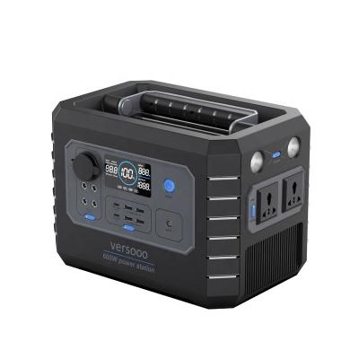 China Rechargeable Battery Remote Control AC 110V and 220V Output Portable Power Station 1200W Portable Energy Storage Bat Battery for sale