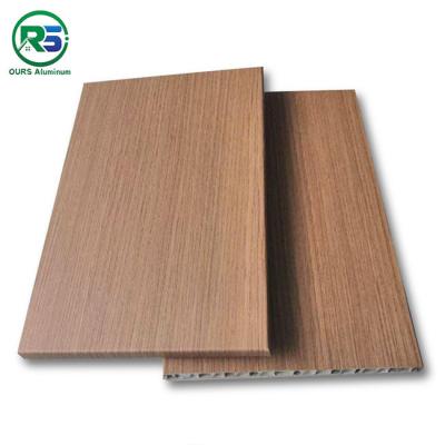 China Wood Graid Aluminum Honeycomb Panel / Curtain Wall Sandwich Metal Panel for sale