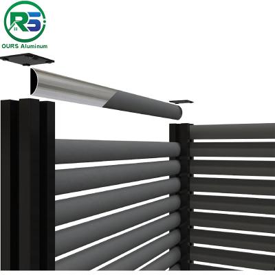 중국 Rose Gold Color And Black Contemporary Aluminum Fence of Aluminum Product Thickness 20MM 판매용