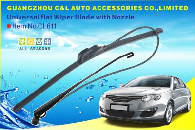 Chine Balais d'essuie-glace universels de pièces d'auto avec la taille de bec de l'eau 12 pouces - 26 pouces à vendre