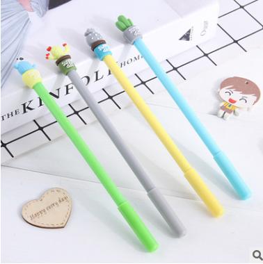 China 2019 hot cute kawaii pen lapiceros cartoon parque canetas fofas boligrafos personalizados silicone pen for sale
