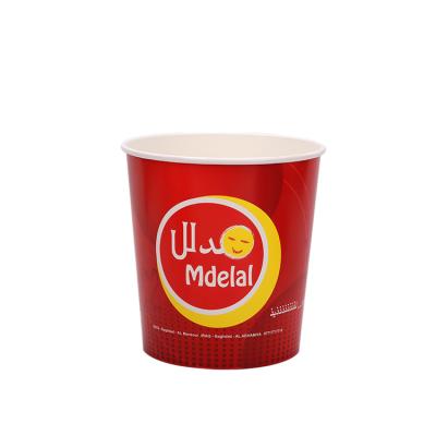 China Beautiful LOGO Printed Custom Made Disposable 150oz Fried Chicken Buckets for sale