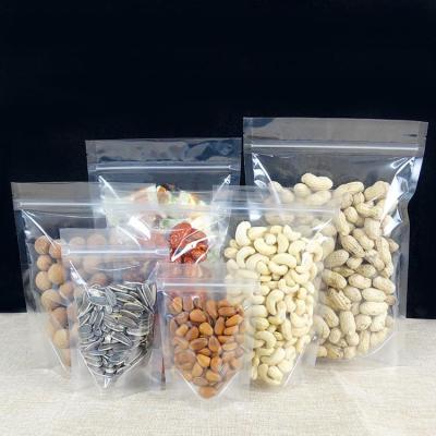 China Hot Selling Security Ziplock Zipper Food Grade Printed Compostable Plastic Storage Waterproof Safe Transparent Holder Up Pouch for sale