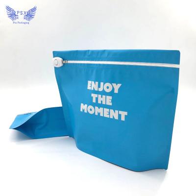 China 3.5G Recyclable Waterproof Zipper Dried Fruit Side Bag Aluminum Foil Hanger Hole Plastic Compostable Moistureproof Storage Slider for sale