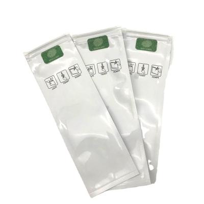 China Custom Plastic Recyclable Waterproof Side Slider Heat Seal Safe Zipper 3.5G Mylar Child Proof Safe Sound Bag for sale