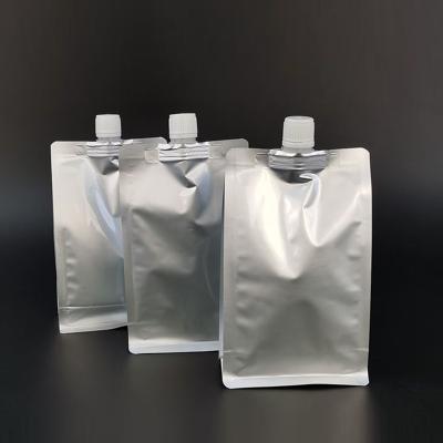 China Moisture Proof Pure Aluminum Ale Resealable Stand Up Zip Pack Eight Plastic Aluminum Foil Side Sealed Compound Bag For Food for sale