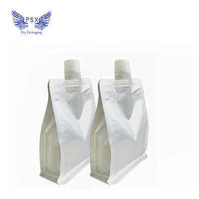 China Factory Custom Eight Edge-Sealing Suction Spout Al Bag Moisture Proof Ale Resealable Stand Up Zip Package Liquid Packaging Plastic Bags for sale
