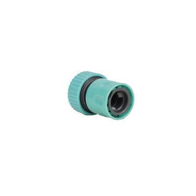China Connect Water Hose Garden 3/4 inches Plastic Garden Pipe Joints Hose Connector Plastic Garden Hose Adaptor for sale