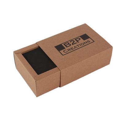 China Custom Handmade New Style Gift Drawer Wrapping Paper Box With EVA for sale