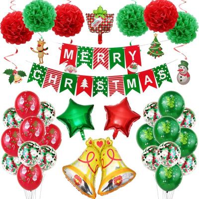 China Party Occasion Party Place Christmas Balloons New Set 2022 New Year Balloons Christmas Bells Decorations Gifts Party Supplies for sale