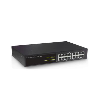 China 1000Mbps Rack Mounted Network Switch 16 Port For Cctv Security System for sale