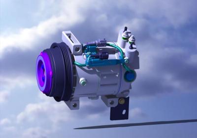 Chine compresseur électrique de climatiseur de Denso 12v d'embrayage de 134.7mm pour la voiture à vendre