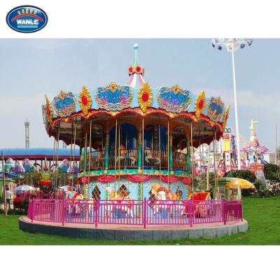 China Merry Go Popular Round Factory Other Amusement Park Products Rides Horses Carousel For Sale for sale
