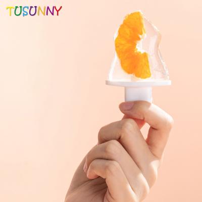 China Ice Cube Making High Quality Ice Lolly Popsicle Silicone Ice Cream Mold for sale