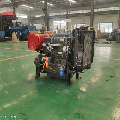 China zh4105zp machinery water cooled engine used for wood chipper 64kw 87hp 2000RPM with clutch and pulley for sale