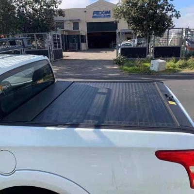 China BESTWYLL Manual Roll Tonneau Cover Waterproof Aluminum Retractable Bedspread Pickup Cover For Mitsubishi Triton, L200 2006-2019 for sale