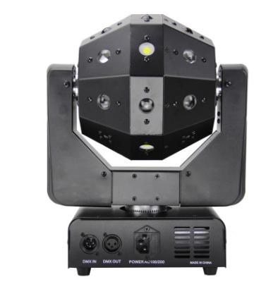 China New 16pcs 3w 3in1 led moving head beam ktv disco dj culb bar lighting R&G laser lights for sale
