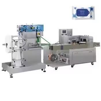 China Electric Wet Wipe Machine 1-10 Pieces Easy To Operate With PLC Motor For Chemical Commodity Textiles Industries for sale