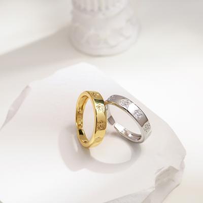 China Screwable DIY Beads Wholesale Hot Gold Rose Gold Sliver Color Stainless Steel DIY Resizable Beaded Spinner Wiggle Ring for sale