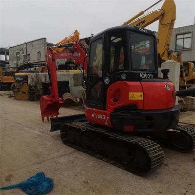 China KX163 Excavadoras Kubota de segunda mão de 5 toneladas de eficiência hidráulica à venda
