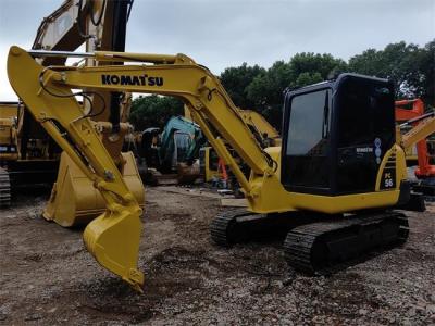 China PC56-7 Excavadoras Komatsu de segunda mão Eficiência de combustível das escavadoras Komatsu 5,5 toneladas à venda