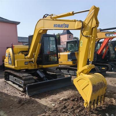 China Excavadoras compactas usadas PC70-8 Komatsu 7 toneladas Excavadora à venda