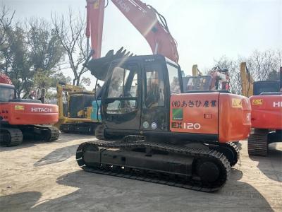 China 12 toneladas de segunda mão Hitachi Excavators Hitachi EX120 Excavator Design versátil à venda