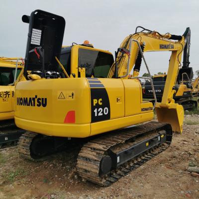 China Forte Durabilidade PC120-8 Komatsu Digger 12 toneladas máquina de escavação usada à venda