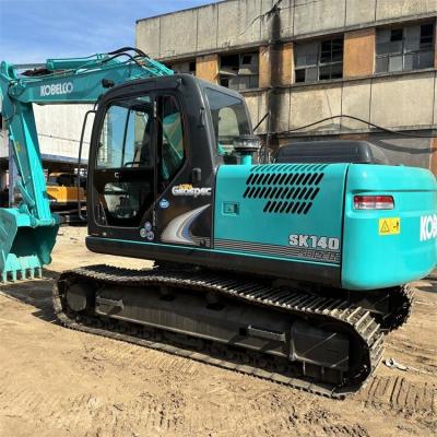 Китай Подержанные экскаваторы Kobelco sk140, подержанный экскаватор Kobelco 14000 кг, высокая производительность продается