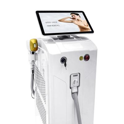 China Hair Removal Newst 755 808 1064 nm diode laser hair removal machine diode laser epilator hair remover for sale